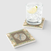 Dessous-de-verre En Pierre Les petites coquilles de sirène (Côté)