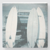 Dessous-de-verre En Pierre Les planches de surf du surf 3 tremblent la (Devant)