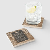 Dessous-de-verre En Pierre Les visages du péché (Côté)