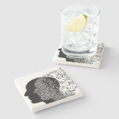 Dessous-de-verre En Pierre L'esprit de la musique (Côté)