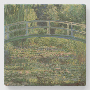 Dessous-de-verre En Pierre L'étang À Eau, Peinture À L'Huile Paysagère, Monet