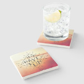 Dessous-de-verre En Pierre Lets ont l'amusement (Côté)