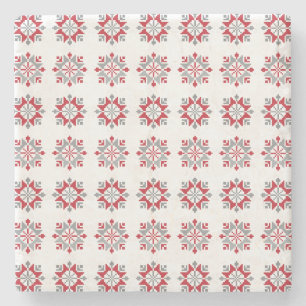 Dessous-de-verre En Pierre Letton motif géométrique du soleil du matin VII