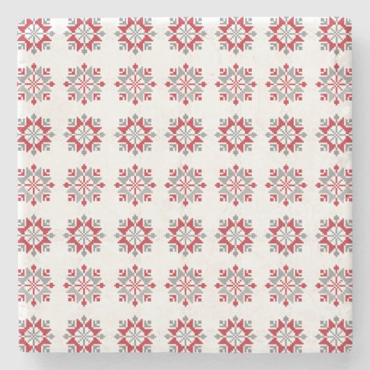 Dessous-de-verre En Pierre Letton motif géométrique du soleil du matin VII (Devant)