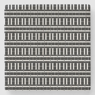 Dessous-de-verre En Pierre Lettre initiale H monogramme