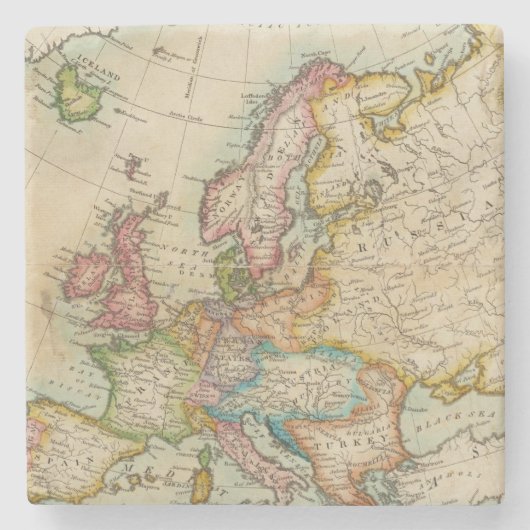 Dessous-de-verre En Pierre L'Europe 3 2 (Devant)