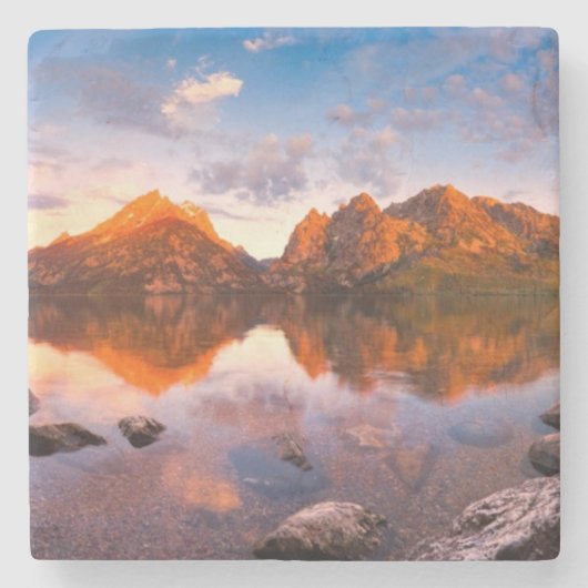 Dessous-de-verre En Pierre Lever de soleil (Devant)