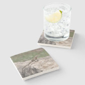 Dessous-de-verre En Pierre Lézard (Côté)