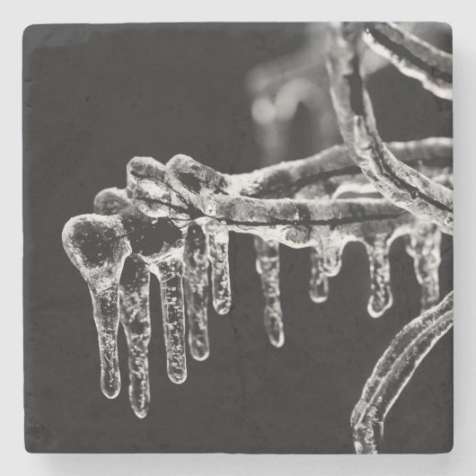 Dessous-de-verre En Pierre l'hiver (Devant)