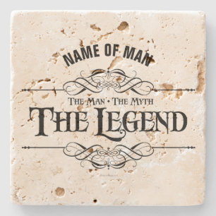 Dessous-de-verre En Pierre L'Homme, Le Mythe, La Légende