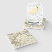 Dessous-de-verre En Pierre lignes isodynamiques de présentation (Côté)