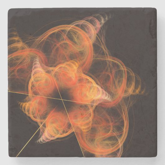 Dessous-de-verre En Pierre Lignhtworks Abstract (Devant)
