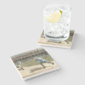 Dessous-de-verre En Pierre Ligue nationale de baseball 1886 (Côté)