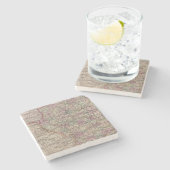 Dessous-de-verre En Pierre L'Illinois 10 (Côté)