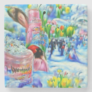 Dessous-de-verre En Pierre Lilly