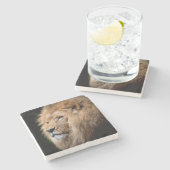 Dessous-de-verre En Pierre Lion (Côté)