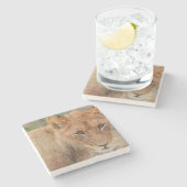 Dessous-de-verre En Pierre Lion CUB (Côté)