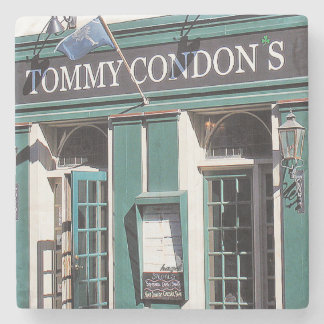 Dessous-de-verre En Pierre L'Irish Pub Charleston de Tommy Condon, SC. Dessou