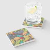 Dessous-de-verre En Pierre Little cute funny monsters (Côté)