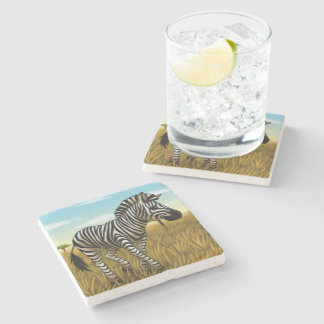 Dessous-de-verre En Pierre Little Zebra stone coaster