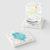 Dessous-de-verre En Pierre Live rire Amour (Côté)