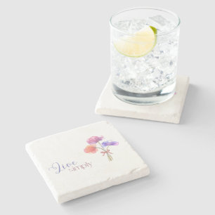 Dessous-de-verre En Pierre Live Simply Absorbent Stone Dessous de verre