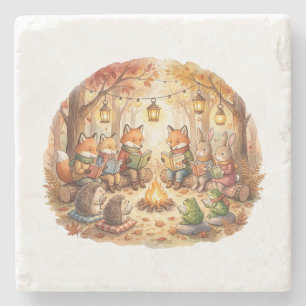 Dessous-de-verre En Pierre Livre de la forêt Coussin cottagecore de forêt c