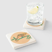 Dessous-de-verre En Pierre Lizard 3 Stone Coaster (Côté)