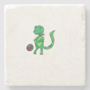 Dessous-de-verre En Pierre Lizzard tacheté