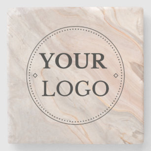 Dessous-de-verre En Pierre Logo Entreprise Employé moderne