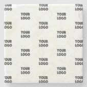 Dessous-de-verre En Pierre Logo simple à répéter (Devant)