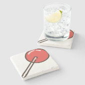 Dessous-de-verre En Pierre lollipop-1 (Côté)