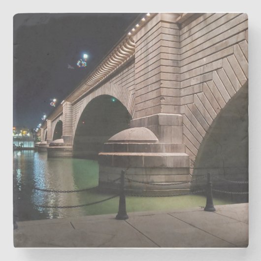 Dessous-de-verre En Pierre London Bridge, Lake Havasu, Az. (Devant)