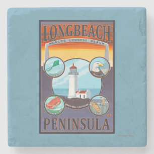 Dessous-de-verre En Pierre Long Beach, WashingtonTravel