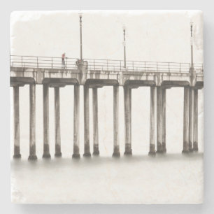 Dessous-de-verre En Pierre Longez Huntington beach Pier