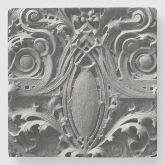 Dessous-de-verre En Pierre Louis Sullivan Spandrel Panel Détail (Devant)