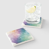 Dessous-de-verre En Pierre LOVE | Let Our Vibrations Evolve (Côté)