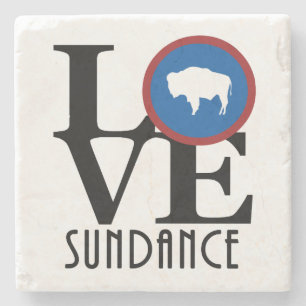 Dessous-de-verre En Pierre LOVE Sundance Wyoming