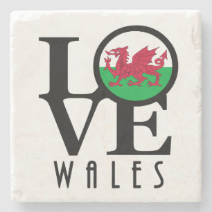 Dessous-de-verre En Pierre LOVE Wales