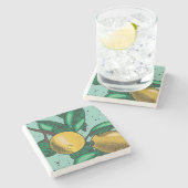 Dessous-de-verre En Pierre Lovely Lemons Four Mitt et Pot Holders (Côté)