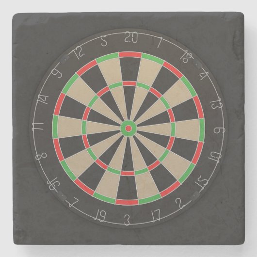 Dessous-de-verre En Pierre Lover Dartboard (Devant)