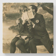 Lovers Secrets Sexy Vintage Pin-up Couple Love