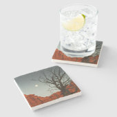 Dessous-de-verre En Pierre Lune mauvaise (Côté)