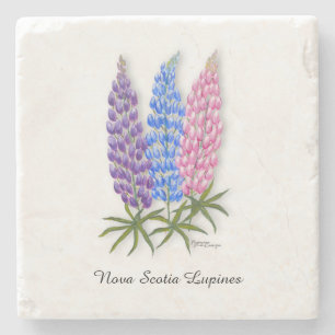Dessous-de-verre En Pierre Lupins de Nouvelle-Écosse
