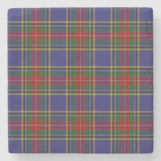 Dessous-de-verre En Pierre MacBeth Tartan (Devant)