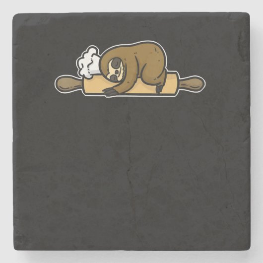 Dessous-de-verre En Pierre Machine à sous | drôle de chef mignon | cadeau cui (Devant)