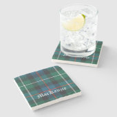 Dessous-de-verre En Pierre MacKenzie, MacKenzie Scottish Tartan, MacKenzie (Côté)