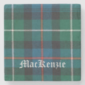 Dessous-de-verre En Pierre MacKenzie, MacKenzie Scottish Tartan, MacKenzie (Devant)