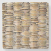 Dessous-de-verre En Pierre Macro du panier (Devant)