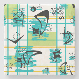 Dessous-de-verre En Pierre Madras du milieu du siècle